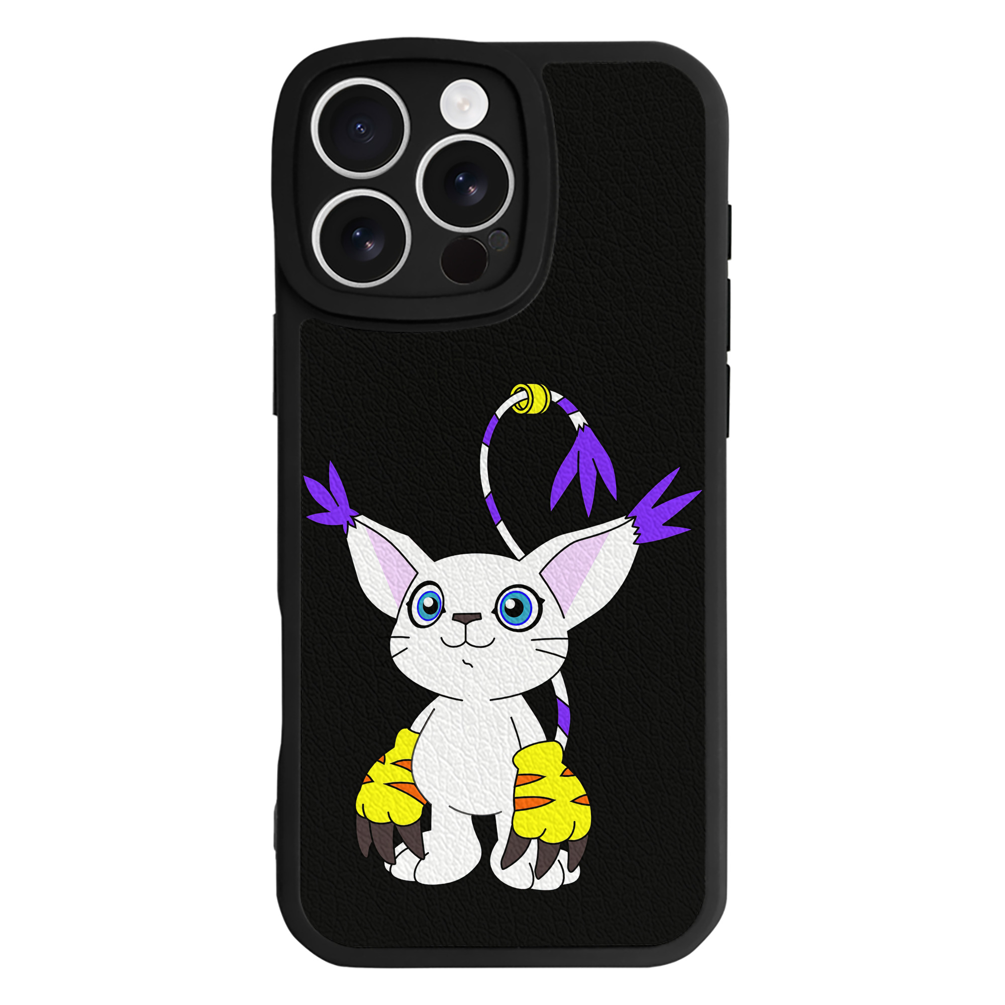 （画像用） Digimon デジタルモンスター/デジモン 【iPhone 16シリーズ対応】シリコンスマホケース（レザー調） 材質：シリコン
